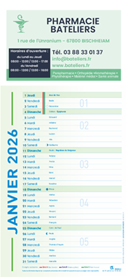 Calendrier "12 mois"