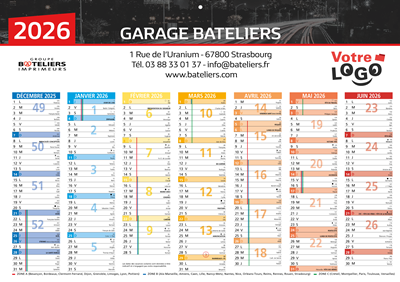 Calendriers Automobiles A3-A4-A5