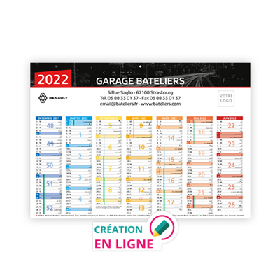 Calendriers Automobiles A3
