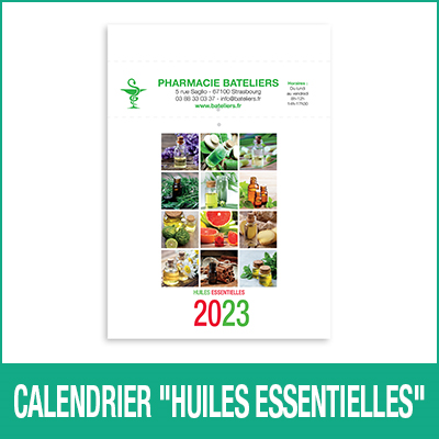 Calendrier Pharmacie 2023 "Huiles Essentielles"