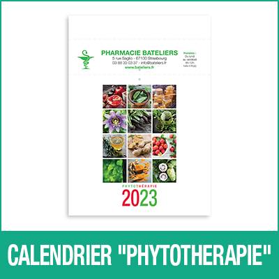 Calendrier Pharmacie 2023 "Phytotherapie"